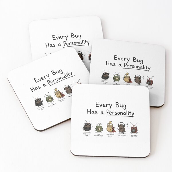 Item preview, Every Bug Has a Personality designed and sold by DAOUDEES.
