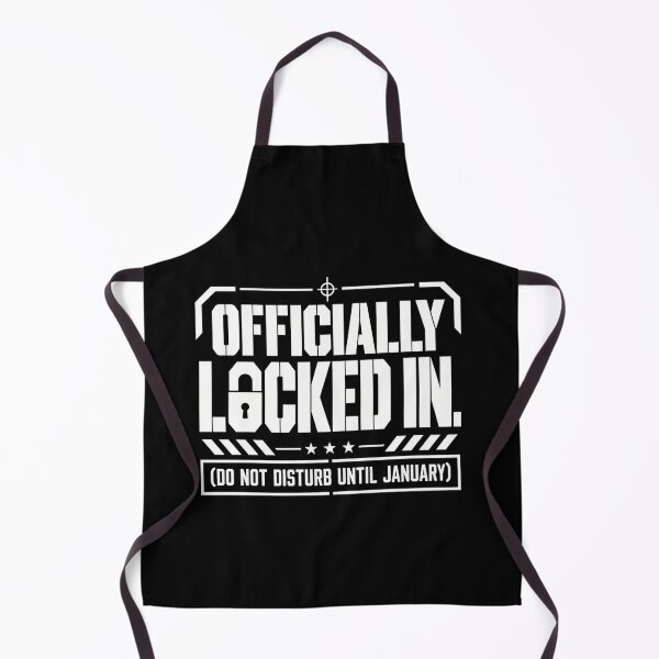 Item preview, Offically Locked In Funny January Lockdown Quote designed and sold by anapldv.
