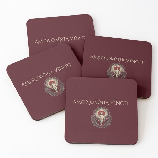 Item preview, Amor Omnia Vincit – Love Conquers All Latin Quote, Romantic Classical Design designed and sold by semenol.