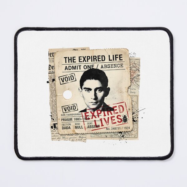 Item preview, Franz Kafka Literary Vintage Collage Art designed and sold by OzzFrequency.