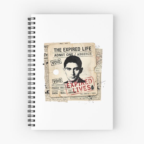 Item preview, Franz Kafka Literary Vintage Collage Art designed and sold by OzzFrequency.