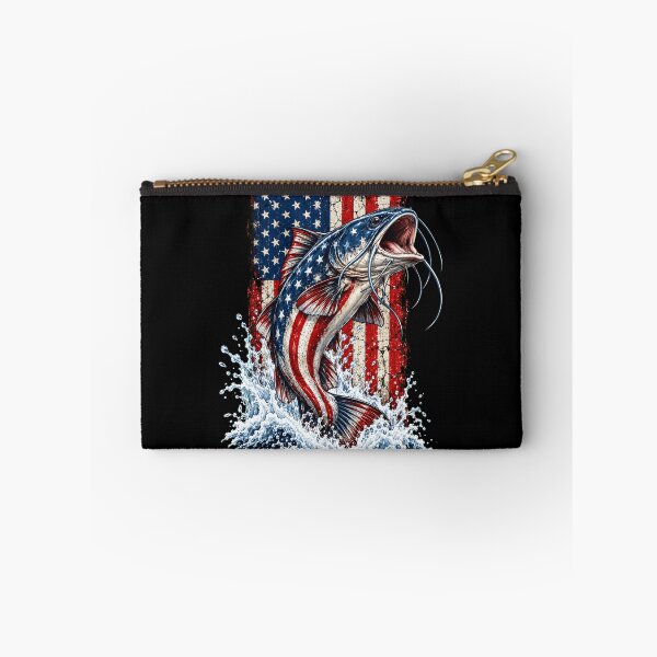 Item preview, Catfish Patriotic American Flag Splash Art designed and sold by anapldv.