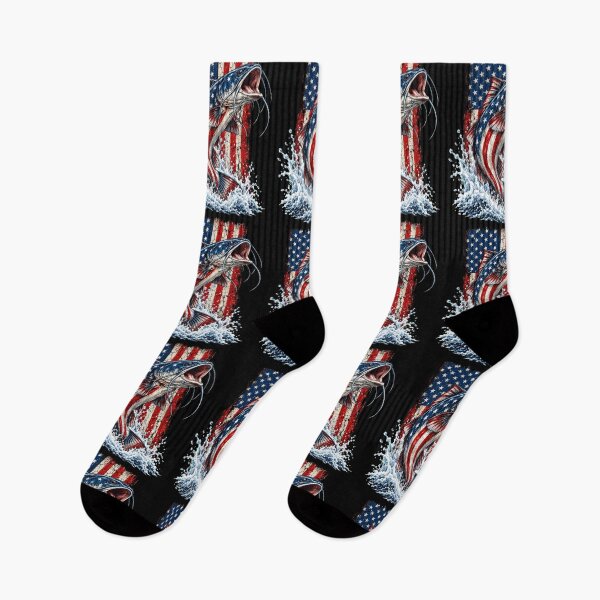 Item preview, Catfish Patriotic American Flag Splash Art designed and sold by anapldv.