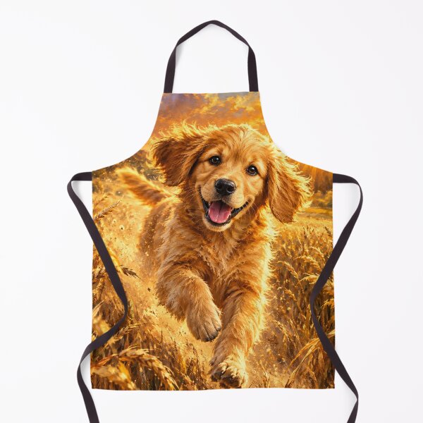 Item preview, Golden Retriever Dog at Sunset in Oil designed and sold by FeyArteDesigns.