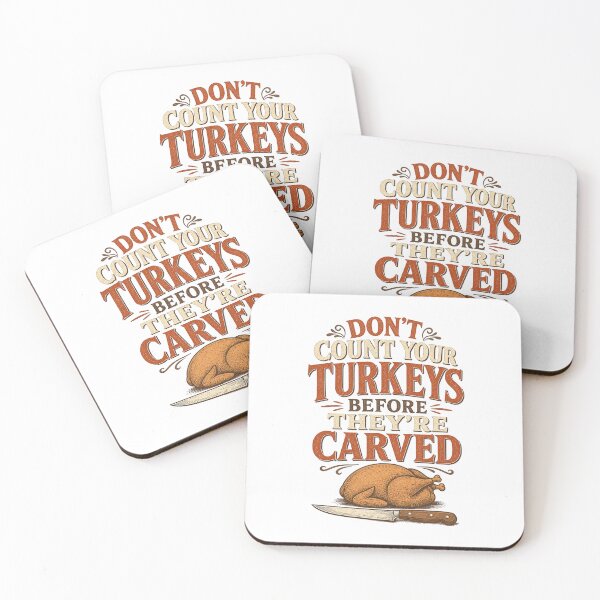 Item preview, Don't Count Your Turkeys Before They're Carved Shirt designed and sold by CerealBoxInk.