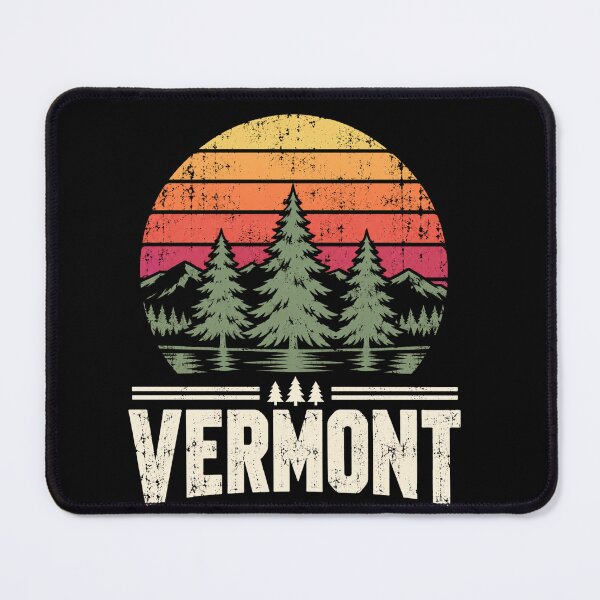 Item preview, Vermont Vintage Sunset Forest Mountain Retro Graphic designed and sold by anapldv.