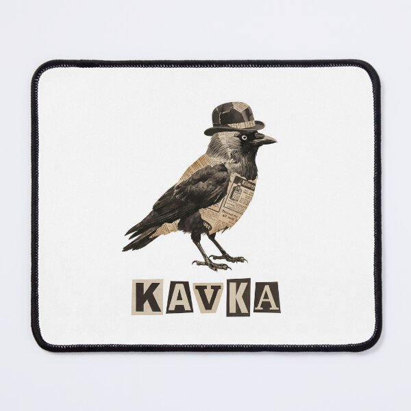 Item preview, Franz Kafka Literary Vintage Collage Art designed and sold by OzzFrequency.