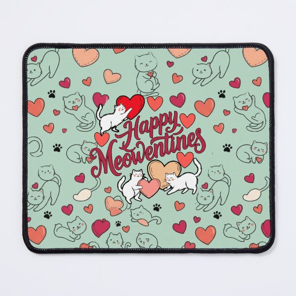 Item preview, Happy Mewentines Cute Valentine Cats designed and sold by ArtDesignTp.