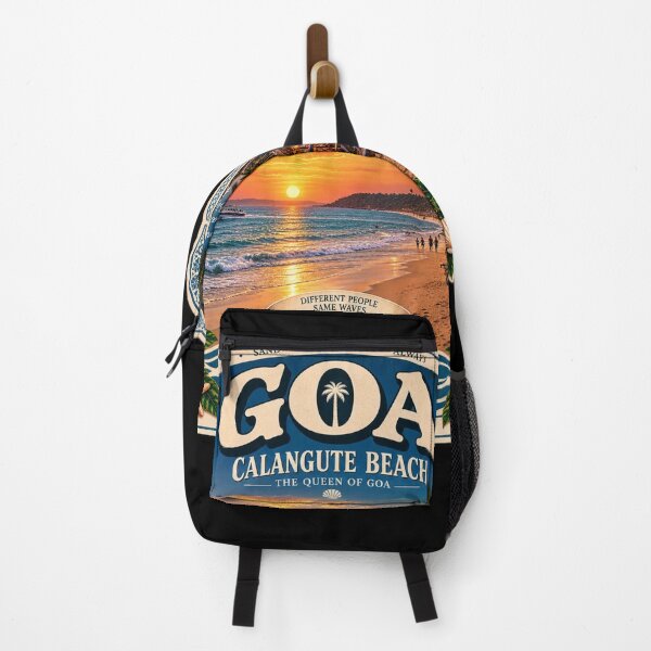 Item preview, Calangute Beach — The Queen of Goa · Sun Sand Sea designed and sold by Goanheartprints.