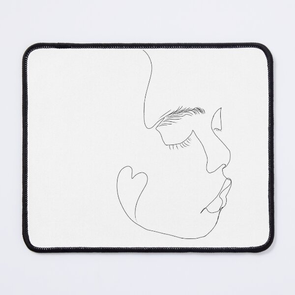 Item preview, ⁠Minimalist Closed Eyes Sleeping Profile Line Art⁠ designed and sold by a1-x.
