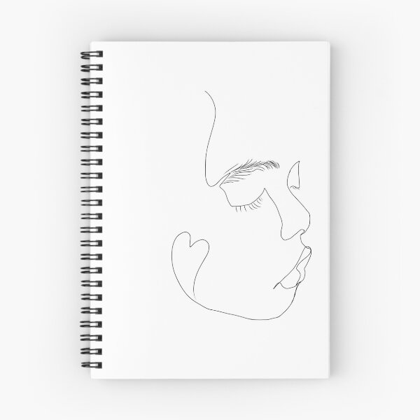 Item preview, ⁠Minimalist Closed Eyes Sleeping Profile Line Art⁠ designed and sold by a1-x.