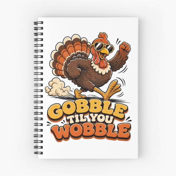 Item preview, Gobble Til You Wobble Funny Thanksgiving Shirt designed and sold by CerealBoxInk.
