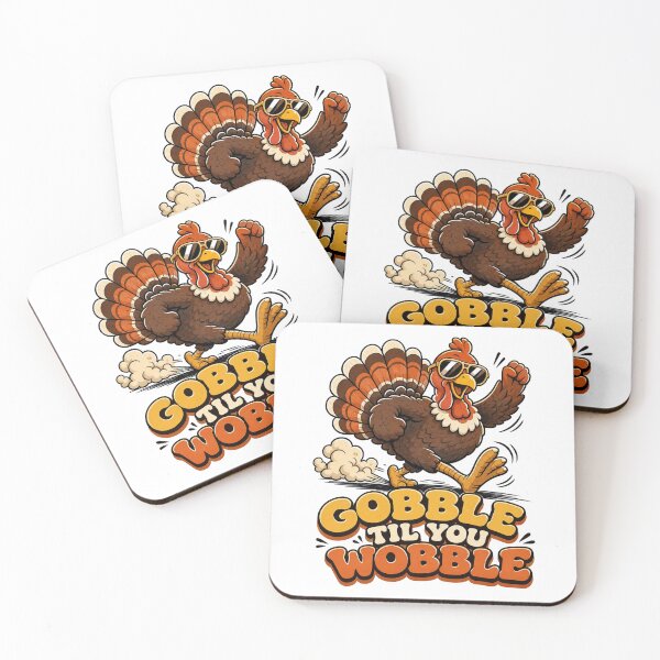 Item preview, Gobble Til You Wobble Funny Thanksgiving Shirt designed and sold by CerealBoxInk.