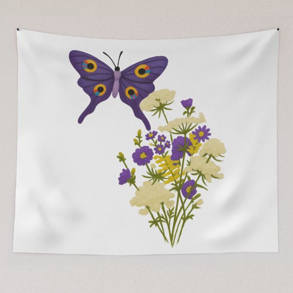 Artikelvorschau, Butterflies and flowers entworfen und verkauft von re2m.