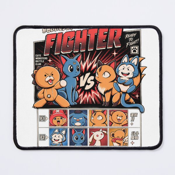 Item preview, Cute Monster Fighter Battle Club designed and sold by sazuii.