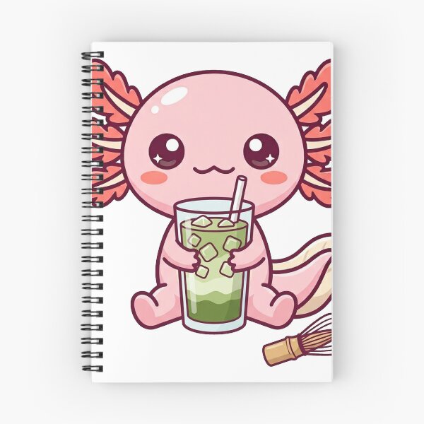Item preview, Axolotl Matcha Latte Cute Kawaii designed and sold by DofinaSur.