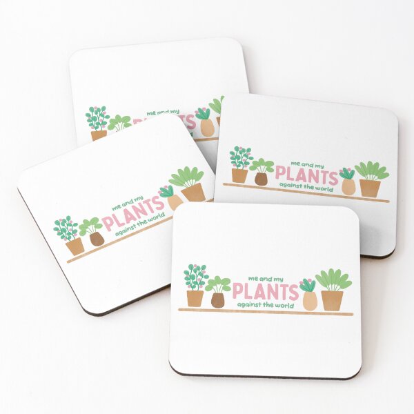 Item preview, Me and My Plants Against the World Cute Houseplant Shelf designed and sold by winterpumpkin.