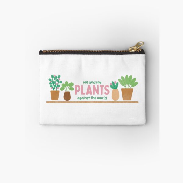 Item preview, Me and My Plants Against the World Cute Houseplant Shelf designed and sold by winterpumpkin.