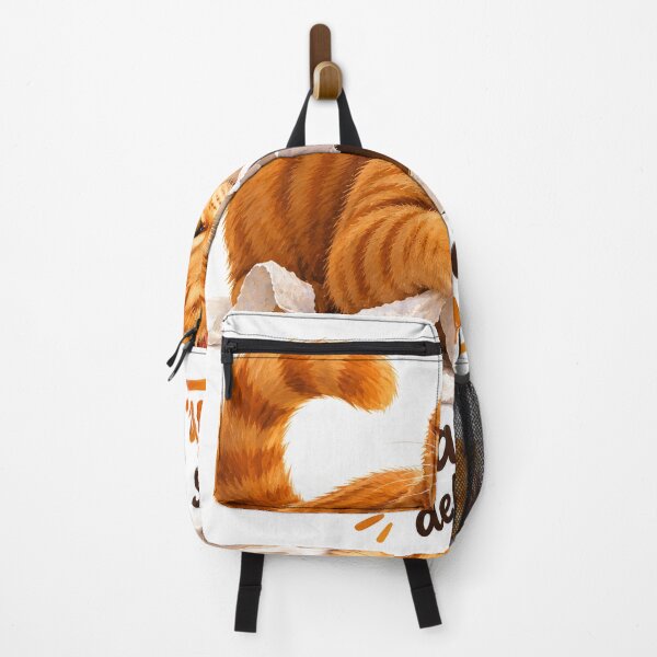 Item preview, Michi's Mischief - Orange Cat with Toilet Paper designed and sold by FeyArteDesigns.