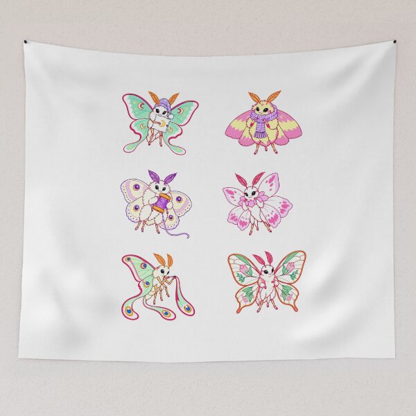 Item preview, Colorful Fantasy Moths designed and sold by Zoolumi.