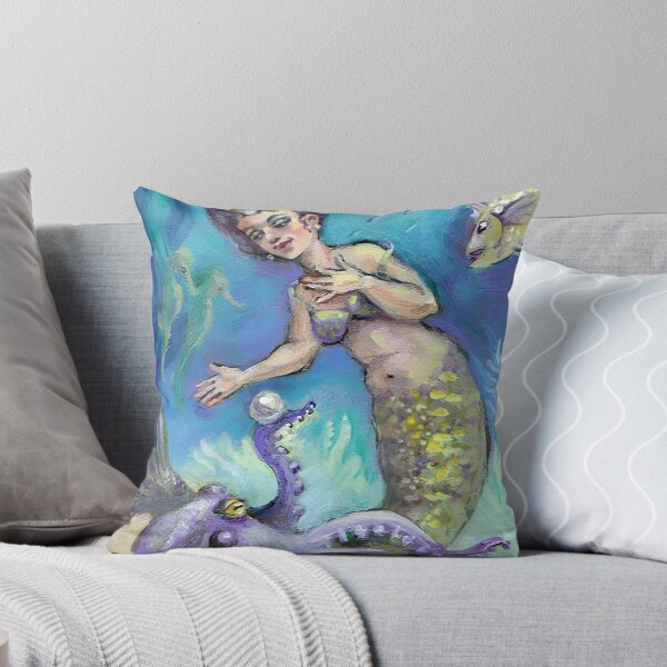Item preview, Mermaid and Purple Octopus Pearl Story designed and sold by tbartstay.