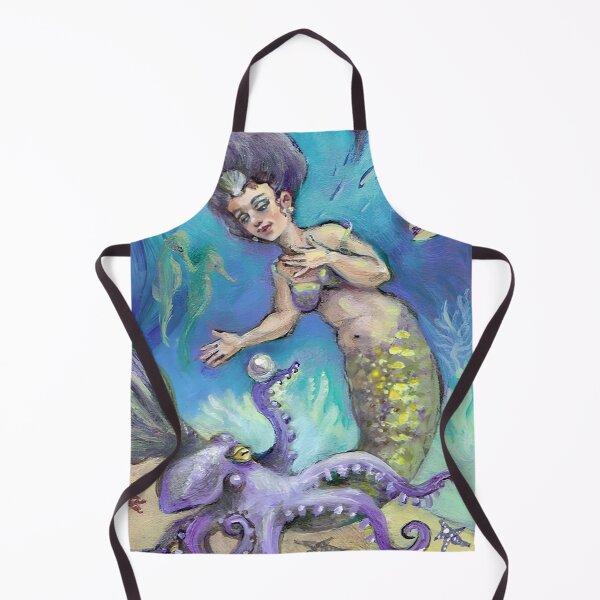 Item preview, Mermaid and Purple Octopus Pearl Story designed and sold by tbartstay.