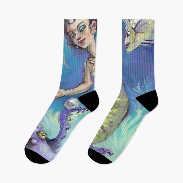 Item preview, Mermaid and Purple Octopus Pearl Story designed and sold by tbartstay.