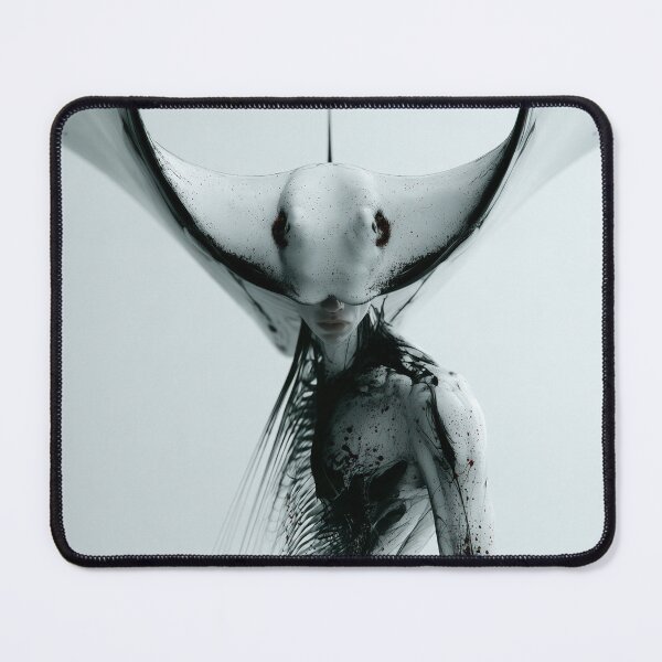 Item preview, Stingray Humanoid| Minimalist Dark Fantasy Art designed and sold by Audra-studio.