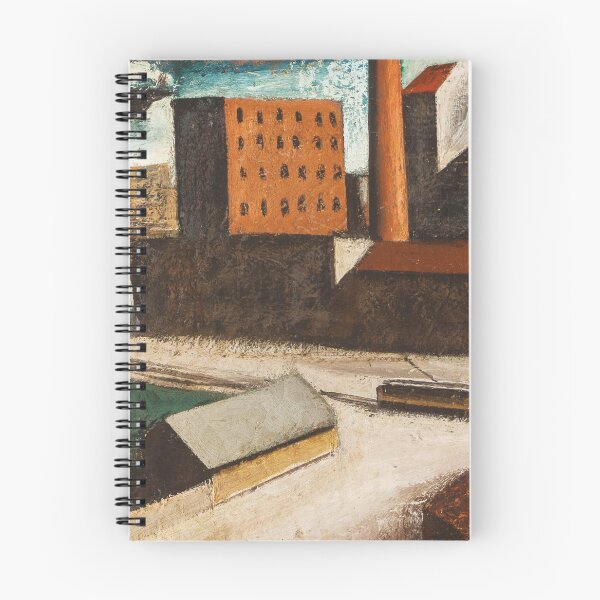 Item preview, Mario Sironi "Periferia", 1921, oil on canvas designed and sold by Fine-Art-Hub.
