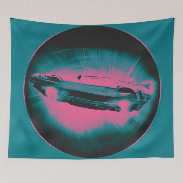 Item preview, DeLorean Time Machine – Vintage Poster designed and sold by sailor-moon92.
