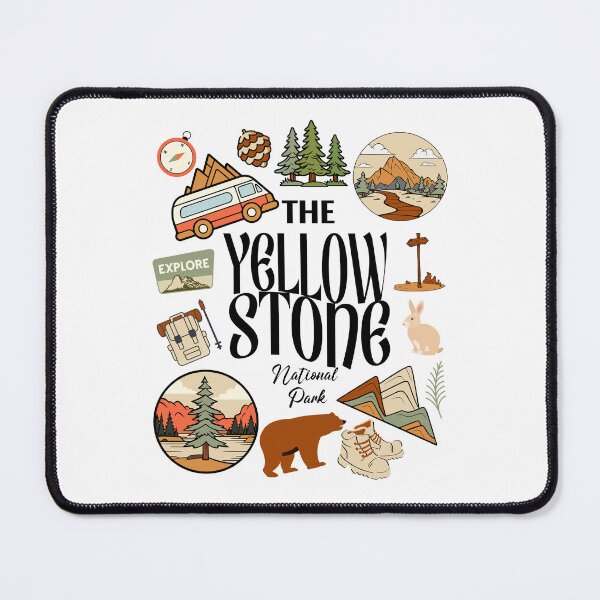 Item preview, Yellowstone National State Park Classic T-shirt Sticker designed and sold by ThinkNature!.