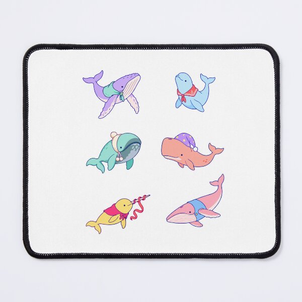 Item preview, Whales in Cozy Outfits designed and sold by Zoolumi.