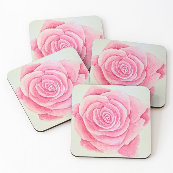 Item preview, Just Rose – Pink Watercolor Rose designed and sold by MiniRadiance.