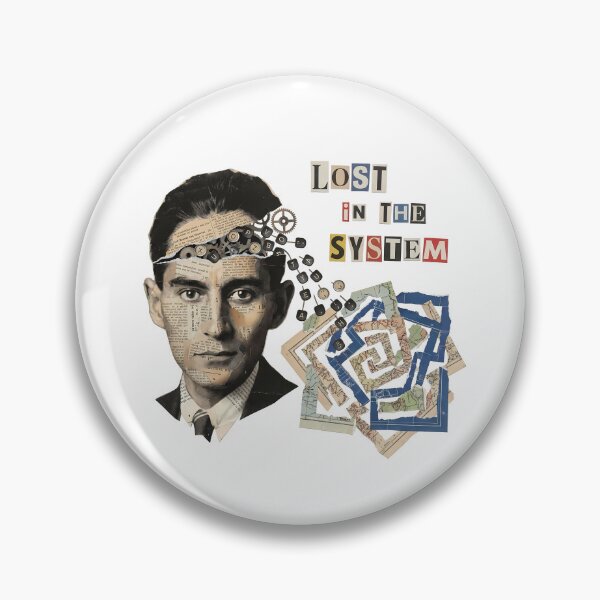 Item preview, Franz Kafka Literary Vintage Collage Art designed and sold by OzzFrequency.