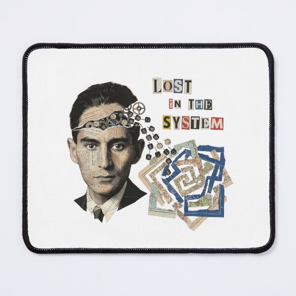 Item preview, Franz Kafka Literary Vintage Collage Art designed and sold by OzzFrequency.