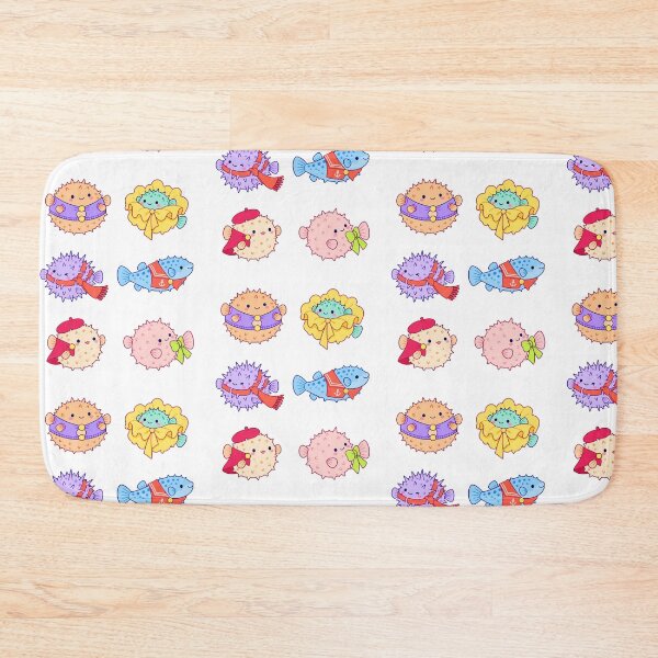 Item preview, Colorful Pufferfish in Outfits designed and sold by Zoolumi.