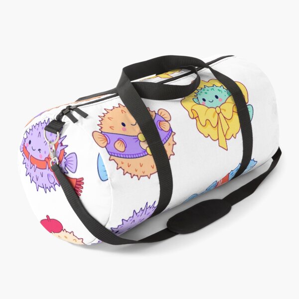 Item preview, Colorful Pufferfish in Outfits designed and sold by Zoolumi.