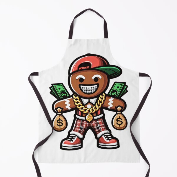 Item preview, Rich Gangster Gingerbread Man Christmas designed and sold by Miss Sassy Party Designs.
