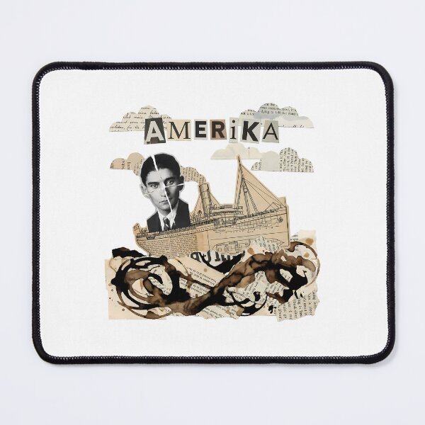 Item preview, Franz Kafka Literary Vintage Collage Art designed and sold by OzzFrequency.