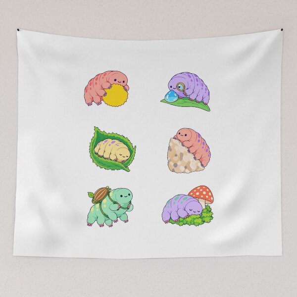 Item preview, Colorful Tardigrades designed and sold by Zoolumi.
