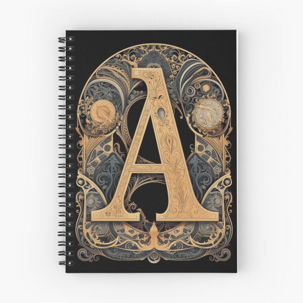 Item preview, Intricate Letter A – Decorative Monogram Initial Art designed and sold by UlDesigns.