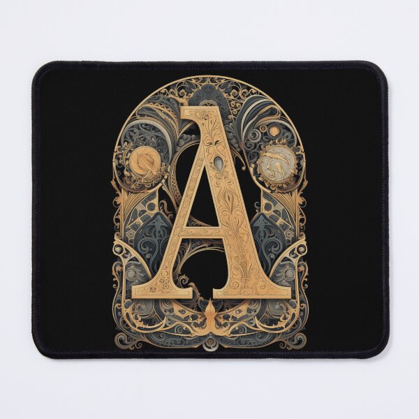 Item preview, Intricate Letter A – Decorative Monogram Initial Art designed and sold by UlDesigns.