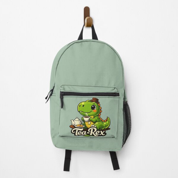 Item preview, Tea‑Rex Funny Dinosaur Quote designed and sold by Dew Drop Designs.