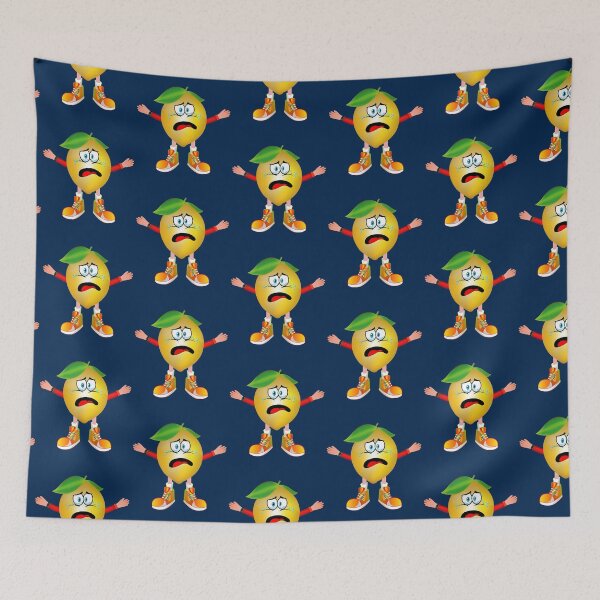 Item preview, Crying Lemon Animated Character Boy Version designed and sold by ExpressiveToon.