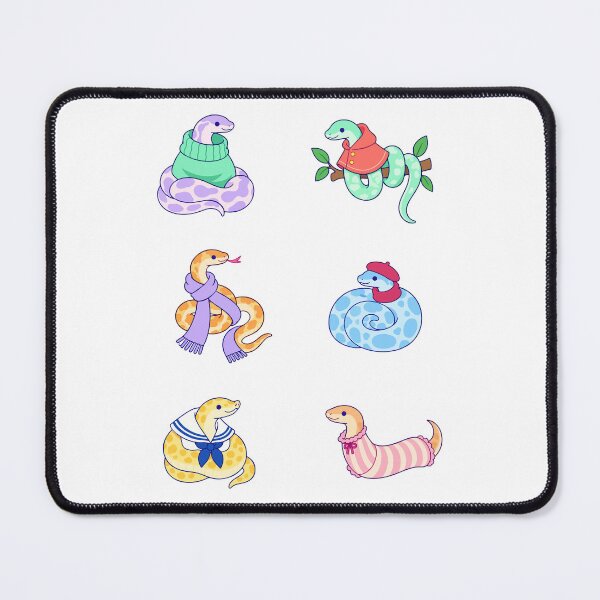 Item preview, Colorful Snakes in Outfits designed and sold by Zoolumi.