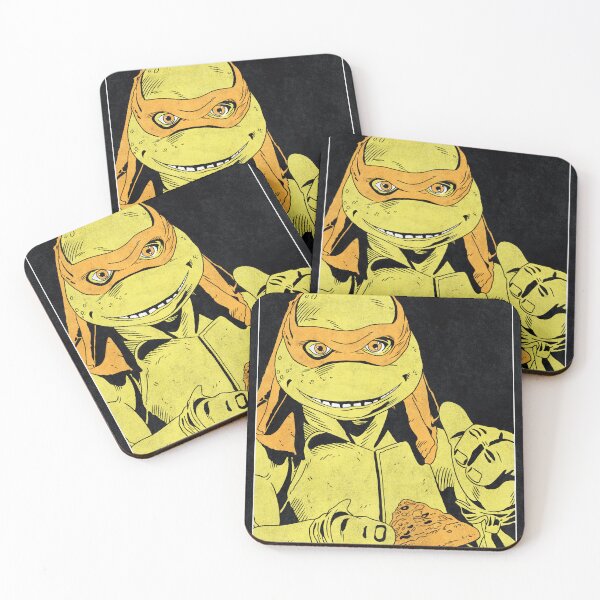 Item preview, MICHELANGELO - Teenage Mutant Ninja Turtles (Bichrome) designed and sold by FamousWeirdosRB.