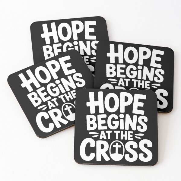 Item preview, Hope Begins at the Cross designed and sold by theartfulaspie.