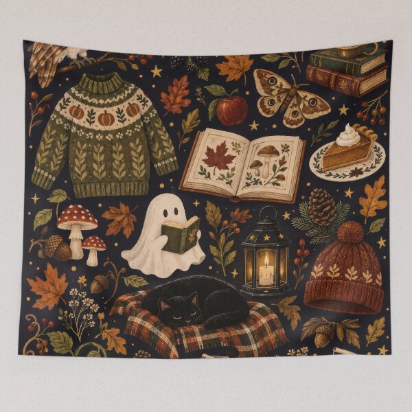Item preview, Cozy Autumn Aesthetic Nights designed and sold by scicilysimonee.