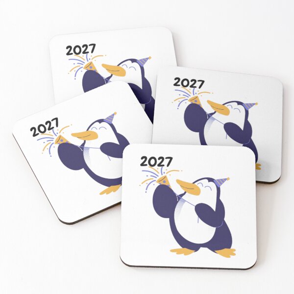 Item preview, Happy New Year 2027 Penguin designed and sold by MDShop011A.