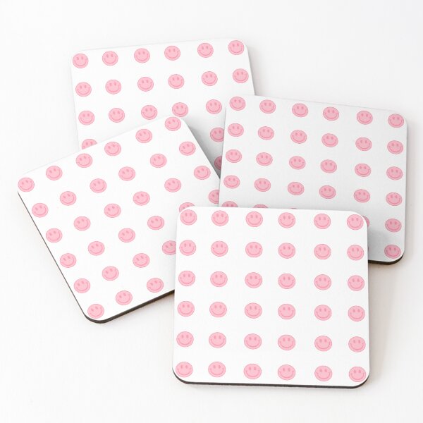 Item preview, Pastel Pink Smiley Faces Sticker Pack/Sheet- Large Size designed and sold by SlimyFish.